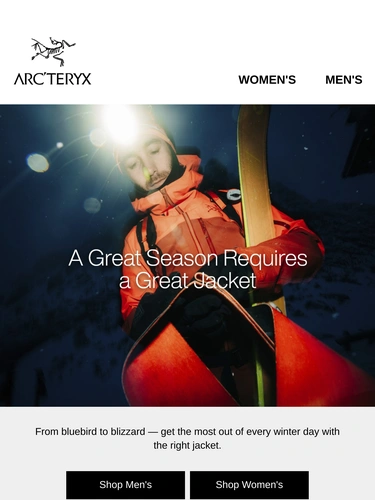 Arc'teryx Sale Announcement