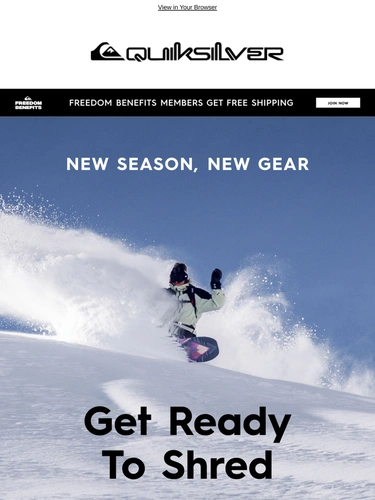 Quiksilver Sale Announcement