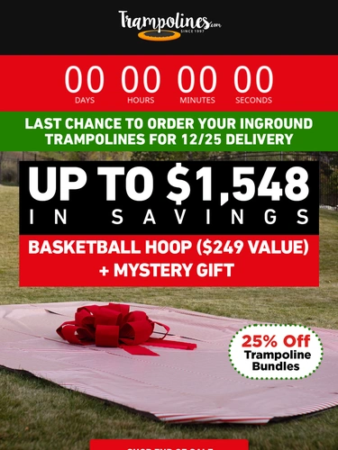Trampolines.com Sale Announcement