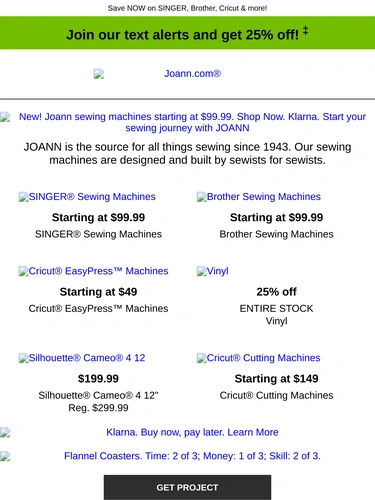 Joann Sale Announcement