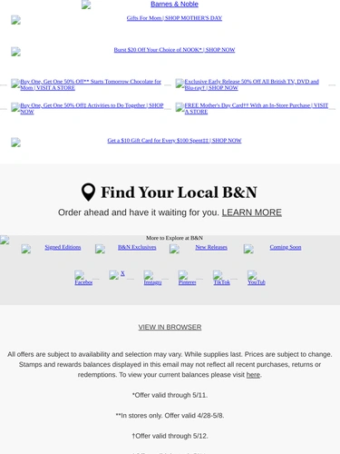 Barnes & Noble Sale Announcement