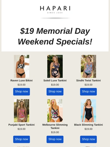 HAPARI Sale Announcement