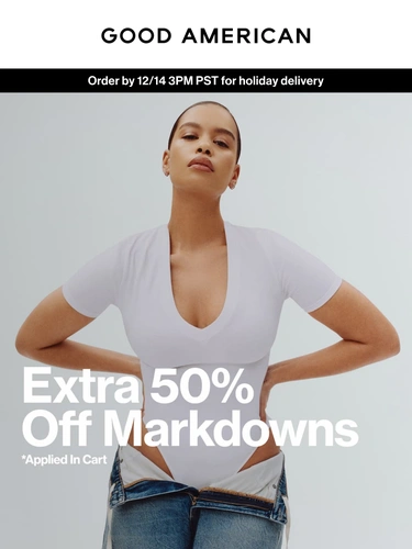 Good American Sale Announcement