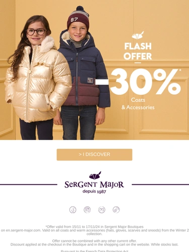 Sergent Major Sale Announcement