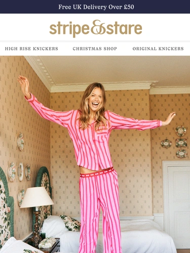 Stripe and Stare Holiday Campaign