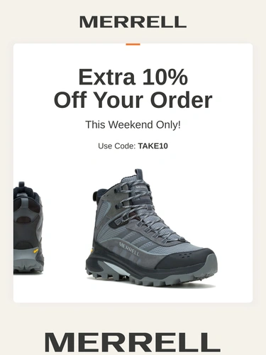 Merrell Sale Announcement