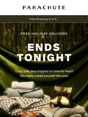 Parachute Home Holiday Campaign