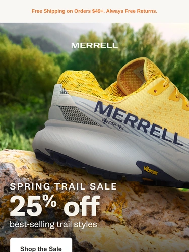 Merrell Sale Announcement