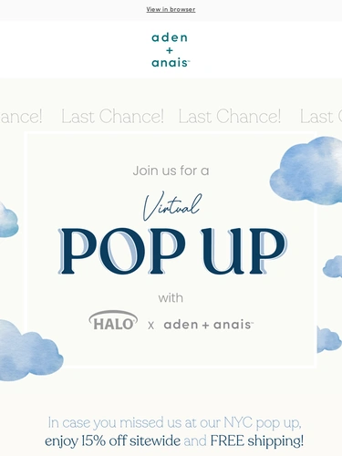 Aden + Anais Sale Announcement