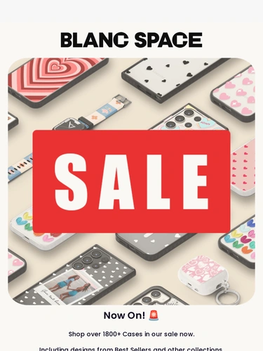 Blanc Space Sale Announcement