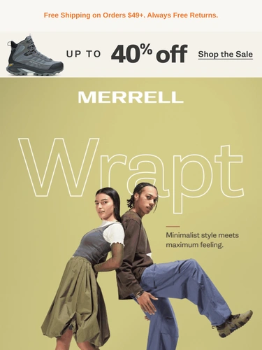 Merrell Sale Announcement