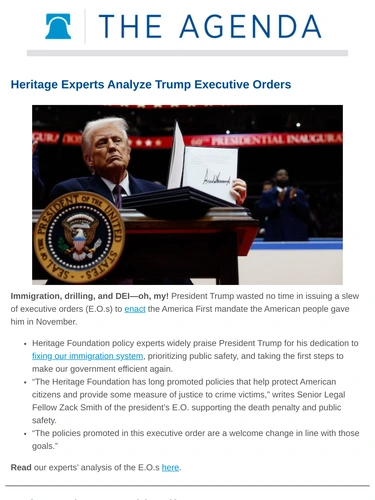 Heritage Foundation Newsletter
