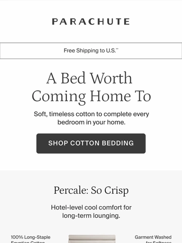 Parachute Home Sale Announcement