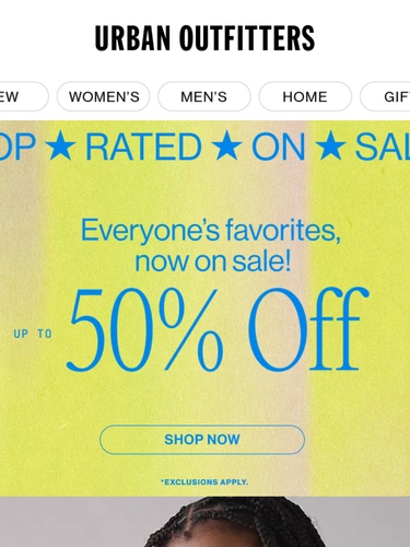 Urban Outfitters Sale Announcement