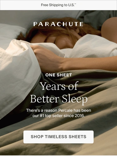 Parachute Home Sale Announcement