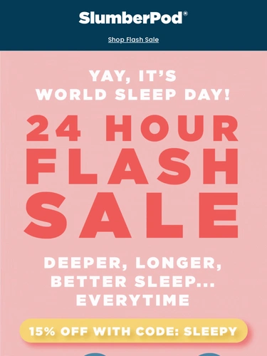SlumberPod Sale Announcement