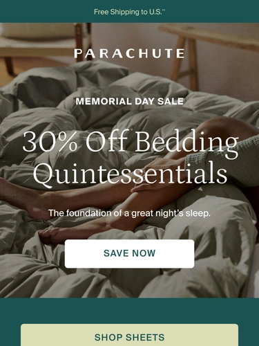 Parachute Home Sale Announcement