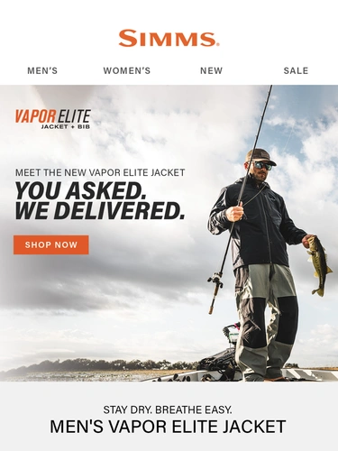 Simms Fishing Newsletter