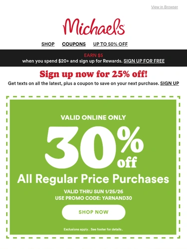 Michaels Loyalty Program