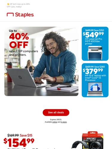 Staples Sale Announcement