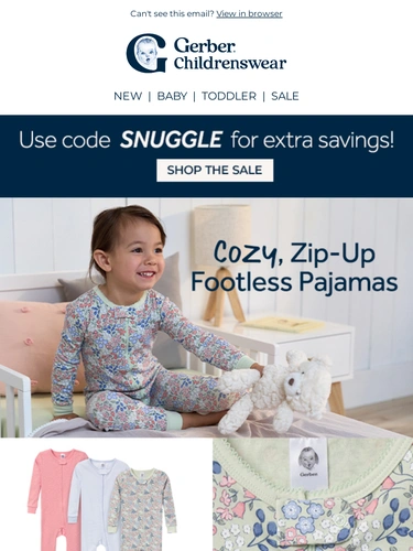 Gerber Childrenswear Sale Announcement