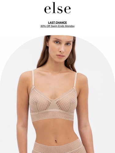 Else Lingerie Sale Announcement