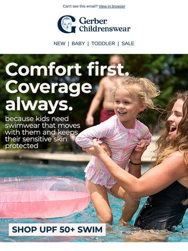Gerber Childrenswear Sale Announcement