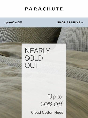 Parachute Home Sale Announcement