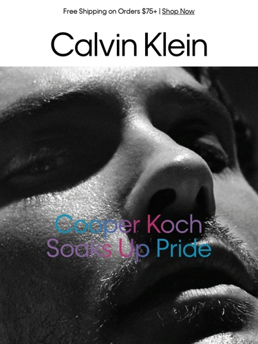 Calvin Klein Sale Announcement
