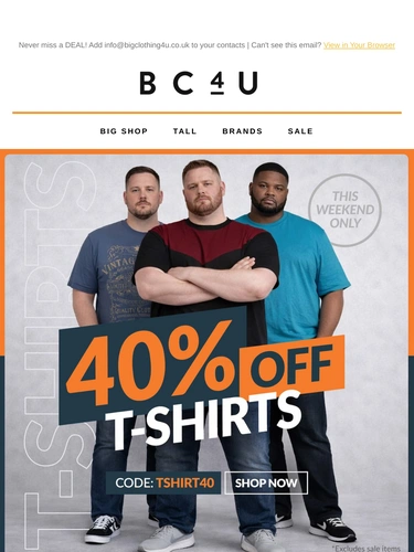 BigClothing4U Sale Announcement