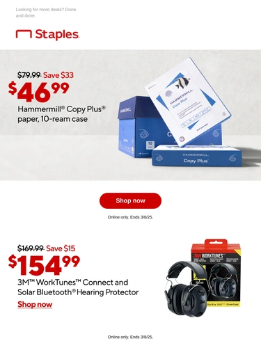 Staples Newsletter