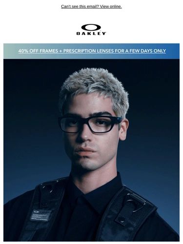 Oakley Sale Announcement