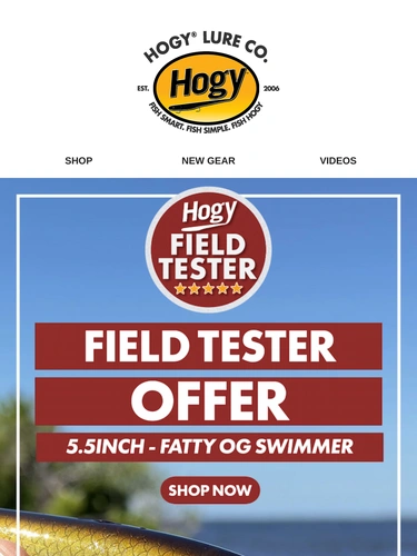 Hogylures Sale Announcement