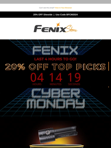 Fenix Store Sale Announcement