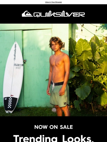 Quiksilver Sale Announcement
