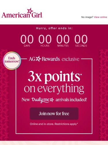 American Girl Sale Announcement