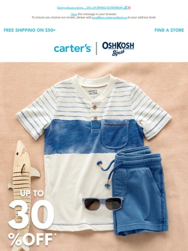 Carter's OshKosh Sale Announcement