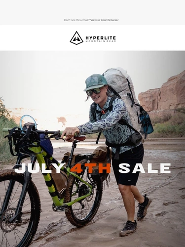 Hyperlite Mountain Gear Sale Announcement