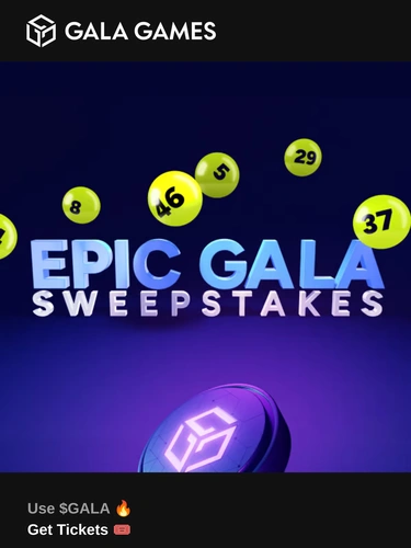 Gala Games Event Invitation