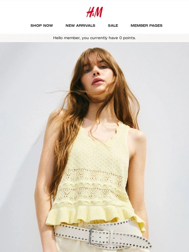 H&M Sale Announcement