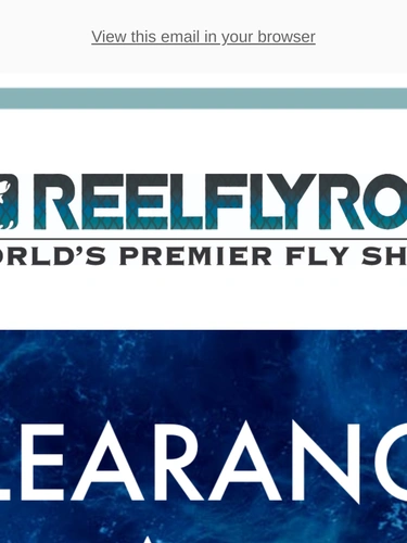 Reel Fly Rod Sale Announcement