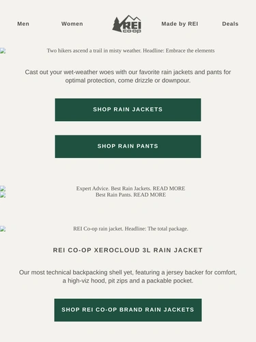 REI Newsletter