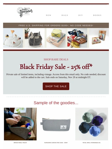 Brooklyn Haberdashery Newsletter