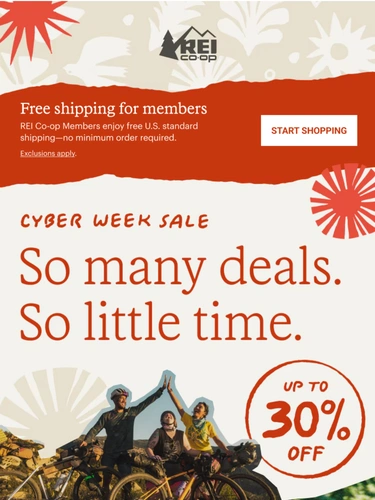 REI Sale Announcement