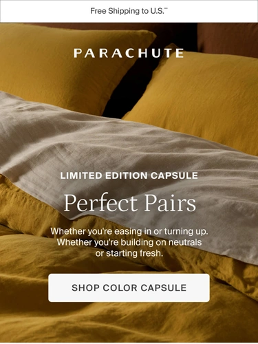 Parachute Home Sale Announcement