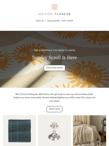 Maison Flaneur Sale Announcement