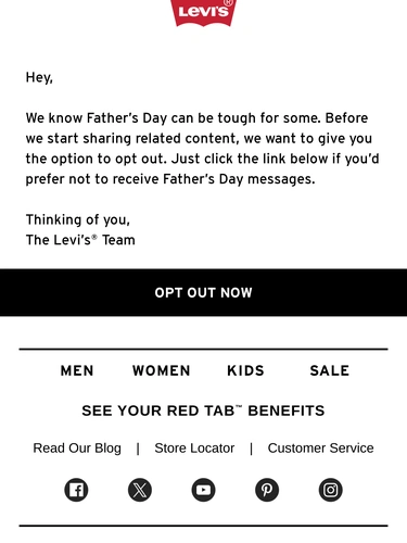 Levi's Newsletter