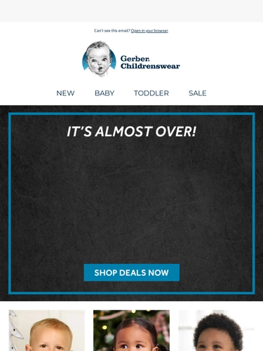 Gerber Childrenswear Sale Announcement