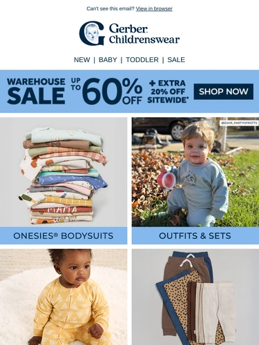 Gerber Childrenswear Newsletter