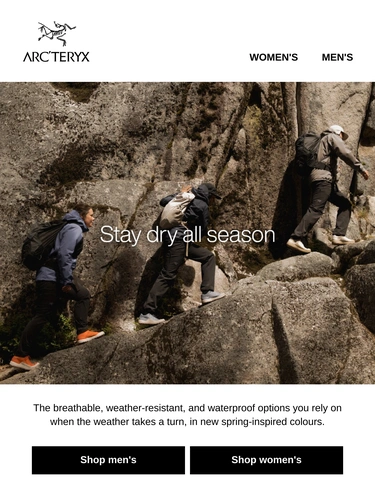 Arc'teryx Newsletter